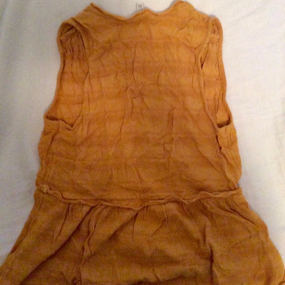 NWOT Lucky Brand Tank Top Yellow Size Extra Small - Picture 2 of 3